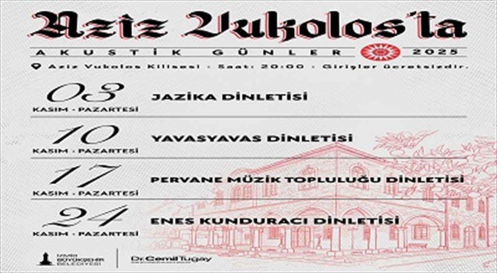 AZİZ VUKOLOSTA AKUSTİK GÜNLER - KASIM