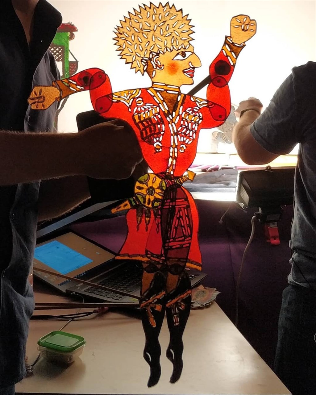 Karagöz puppet making - D. Özgökbel