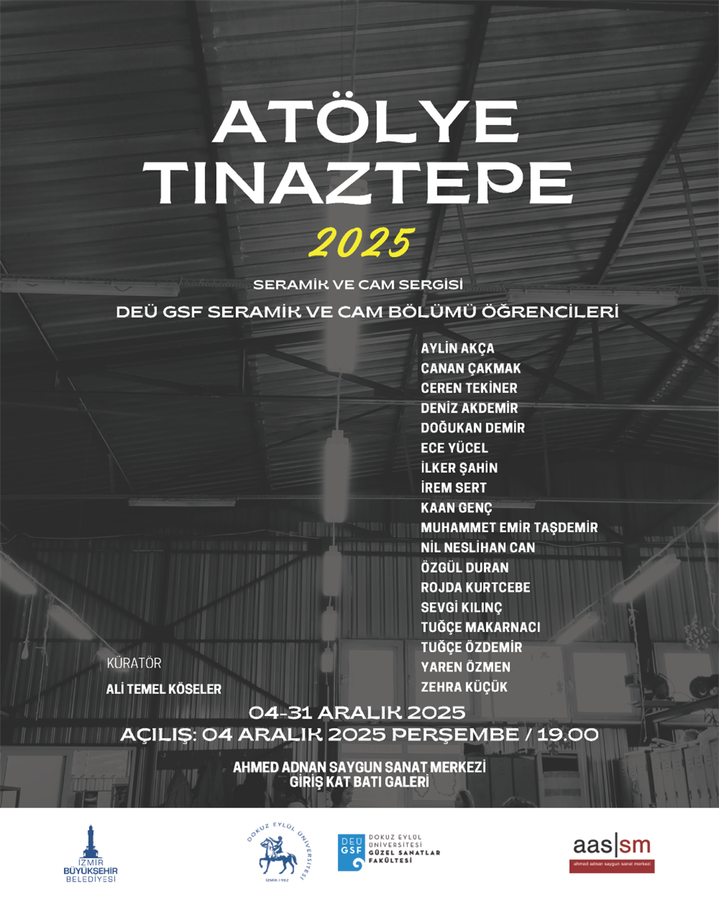 Tınaztepe 2025 Seramik ve Cam Sergisi