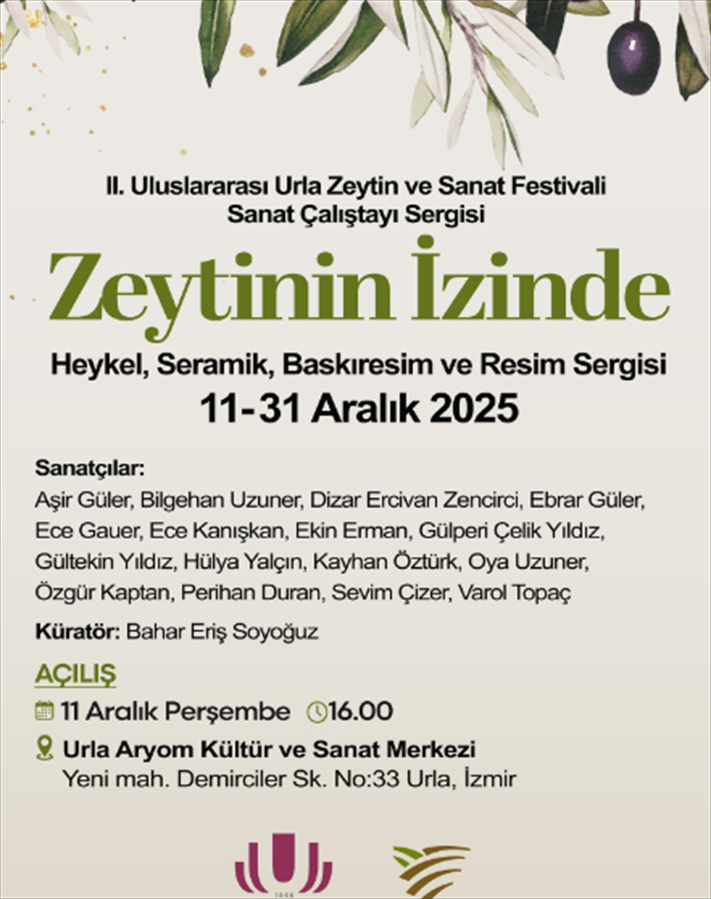 II. Uluslararası Urla Zeytin ve Sanat Festivali