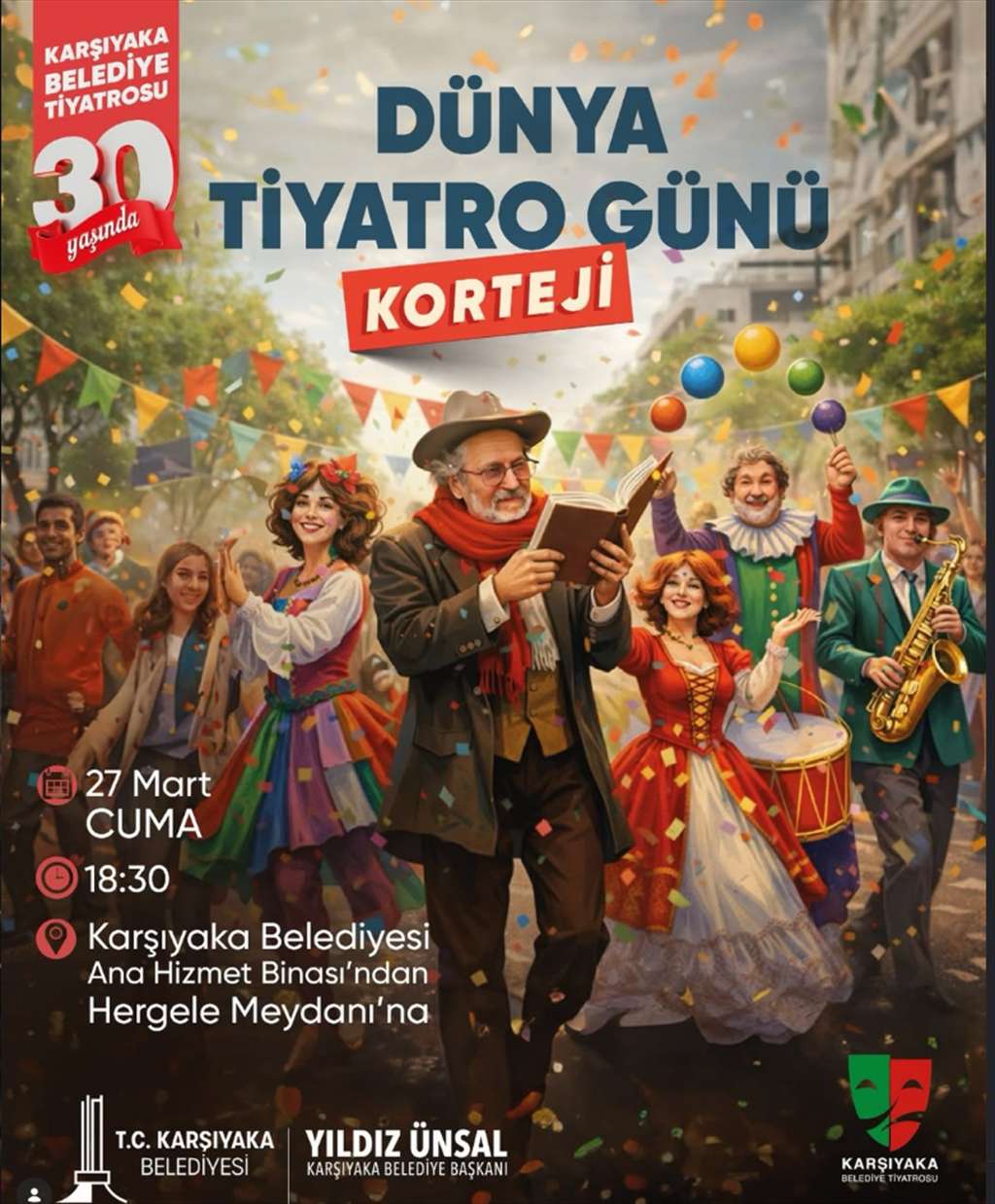 Dünya Tiyatro Günü Korteji