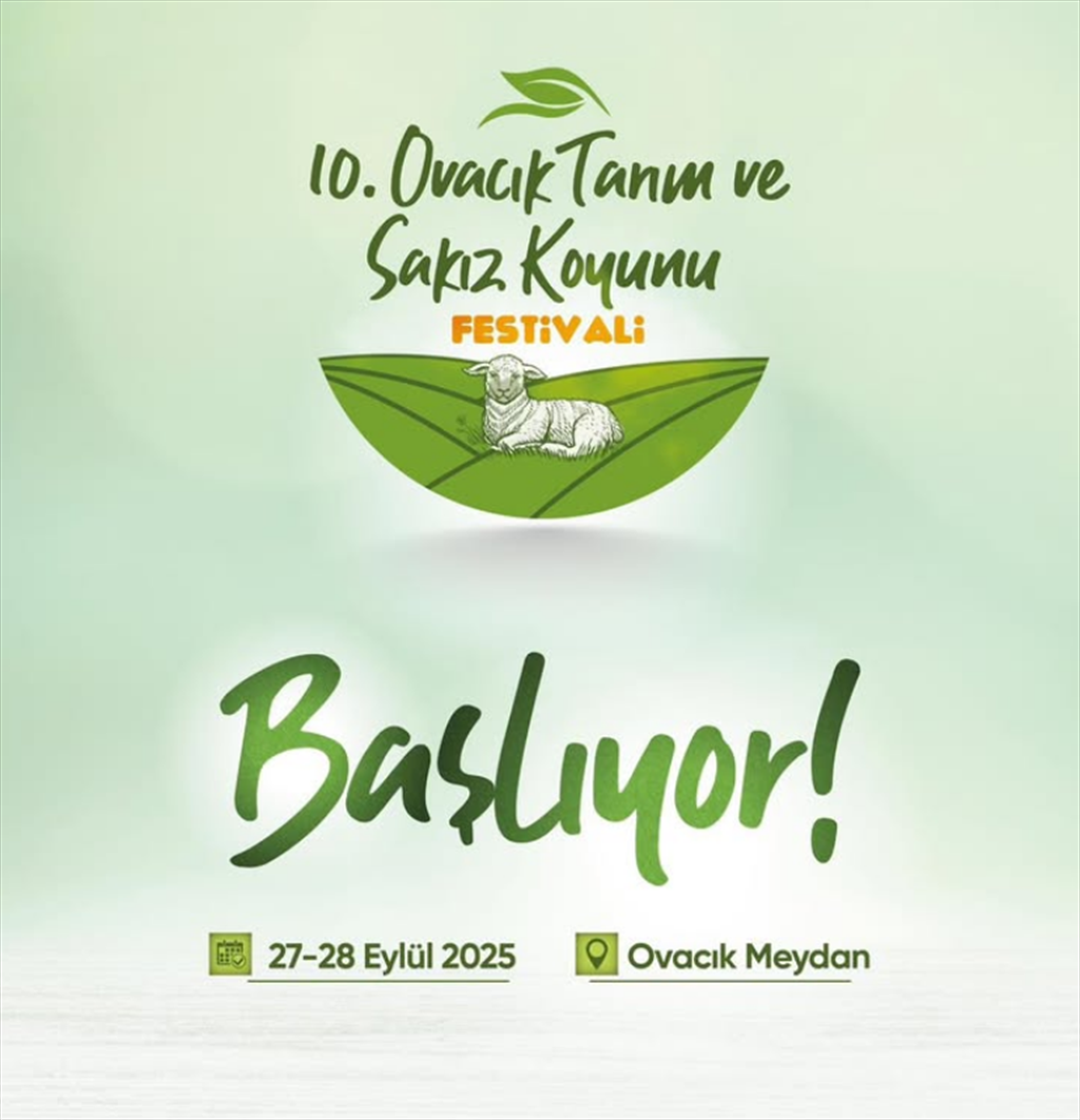 10. Ovacık Tarım ve Sakız Koyunu Festivali