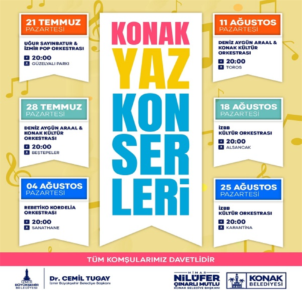 Konak Yaz Konserleri 2025