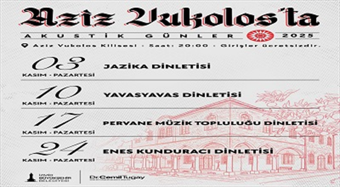 AZİZ VUKOLOSTA AKUSTİK GÜNLER - KASIM fotoğrafı