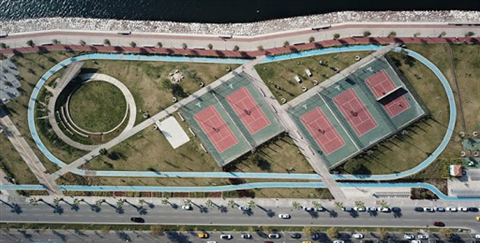 Bostanlı Recreation Area Tennis Courts fotoğrafı