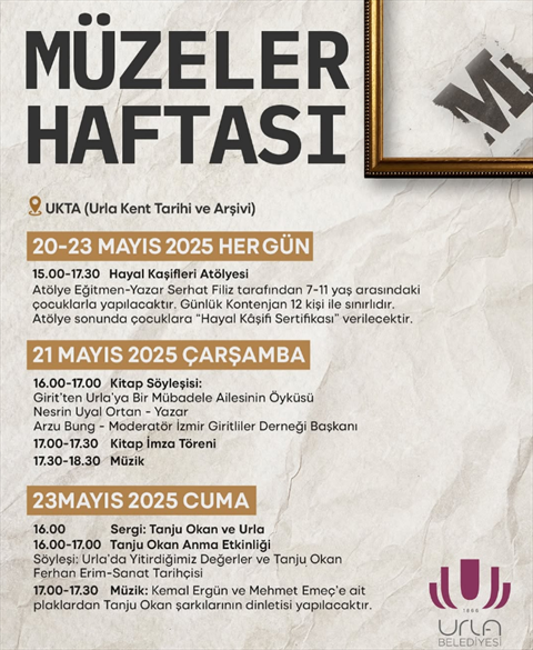 Urla Müzeler Haftası  fotoğrafı