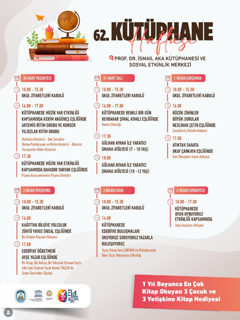 62. Kütüphane Haftası fotoğrafı