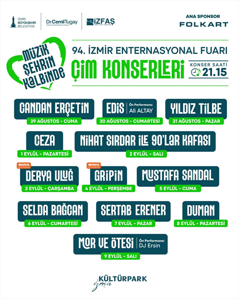 FUAR ÇİM KONSERLERİ